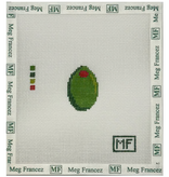 Canvas OLIVE  MINI    .9X1.5"