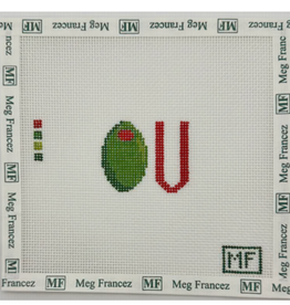 Canvas OLIVE  U  MINI    2X1.6"