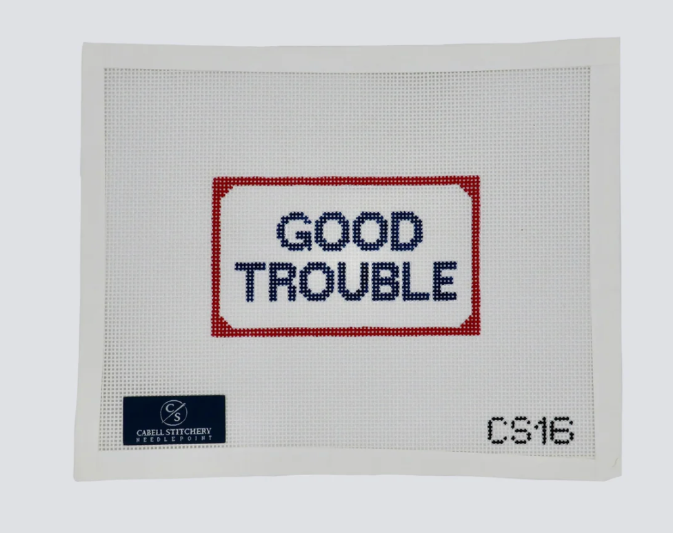 Canvas GOOD TROUBLE   CS16   3X5"