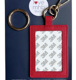 Accessories SELF FINISHING LEATHER - 2.75X3.75" RECTANGLE CHARM - RED