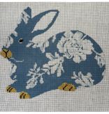 Canvas WEDGEWOOD SITTING BUNNY  KW115  5.3X5.7"