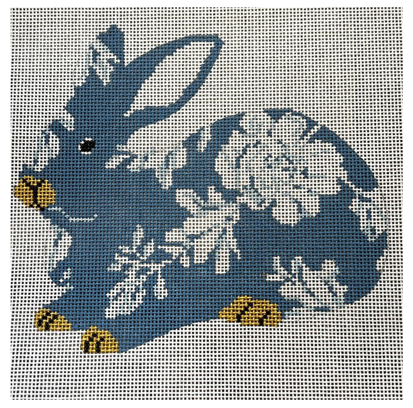 Canvas WEDGEWOOD SITTING BUNNY  KW115  5.3X5.7"