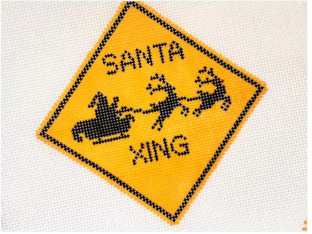 Canvas SANTA XING  JHN1126A   4.5X4.5"