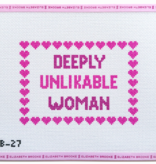 Canvas DEEPLY UNLIKABLE WOMAN   EB27    4.9X7.4"