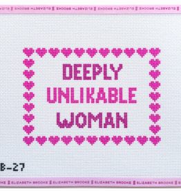 Canvas DEEPLY UNLIKABLE WOMAN   EB27    4.9X7.4"