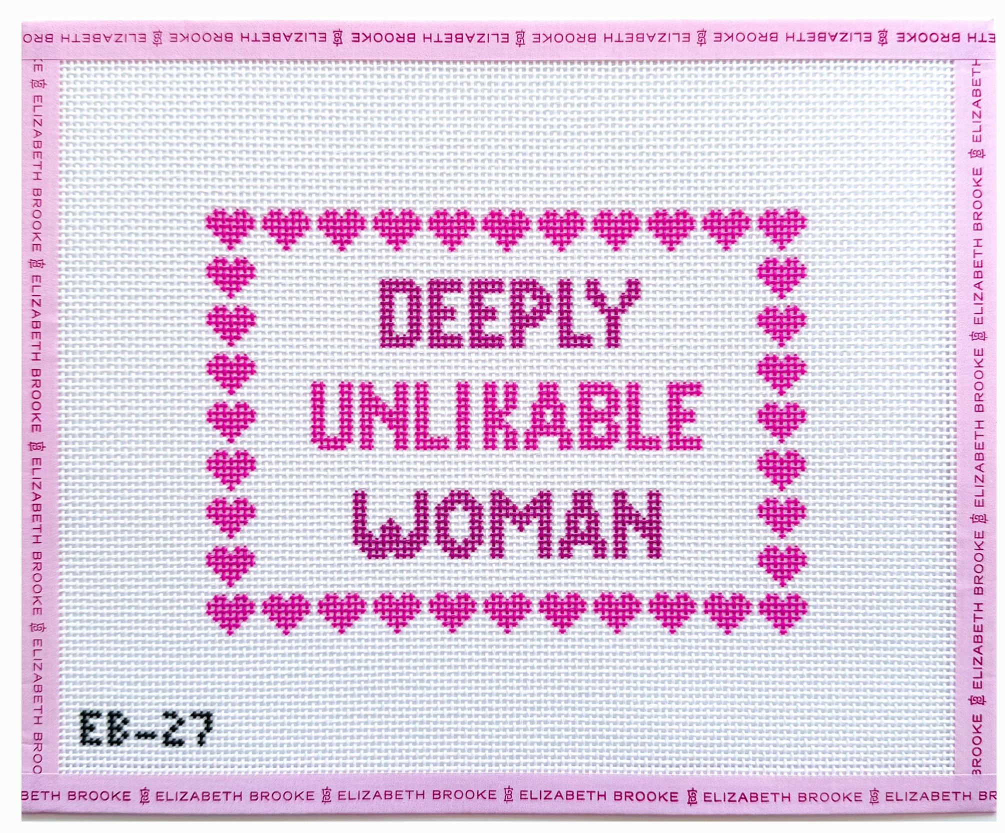 Canvas DEEPLY UNLIKABLE WOMAN   EB27    4.9X7.4"