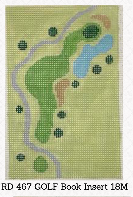 Canvas GOLF YARDAGE BOOK INSERT -  THE GREEN  467
