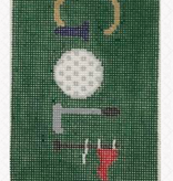 Canvas GOLF YARDAGE BOOK INSERT -  THE MAP  468