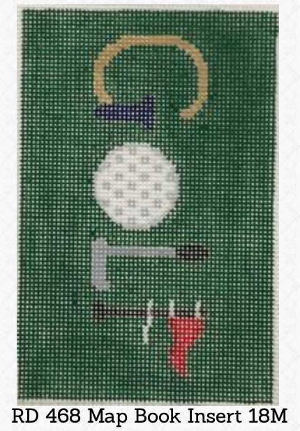 Canvas GOLF YARDAGE BOOK INSERT -  THE MAP  468