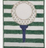 Canvas GOLF YARDAGE BOOK INSERT -  BALL MONOGRAM  469