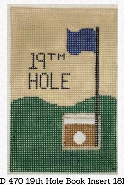 Canvas GOLF YARDAGE BOOK INSERT -  19TH HOLE  470