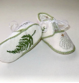Canvas CHRISTENING BOOTIES