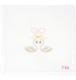 Canvas GRACEFUL SWANS  TSS206   4X4"