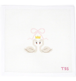 Canvas GRACEFUL SWANS  TSS206   4X4"