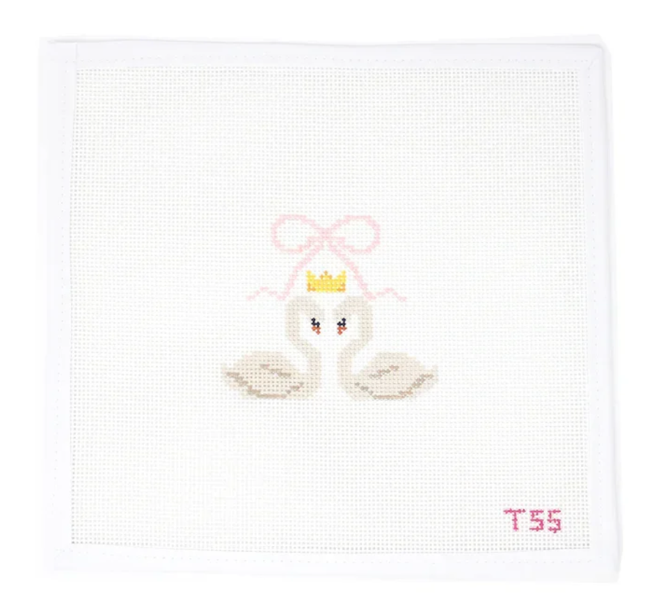 Canvas GRACEFUL SWANS  TSS206   4X4"