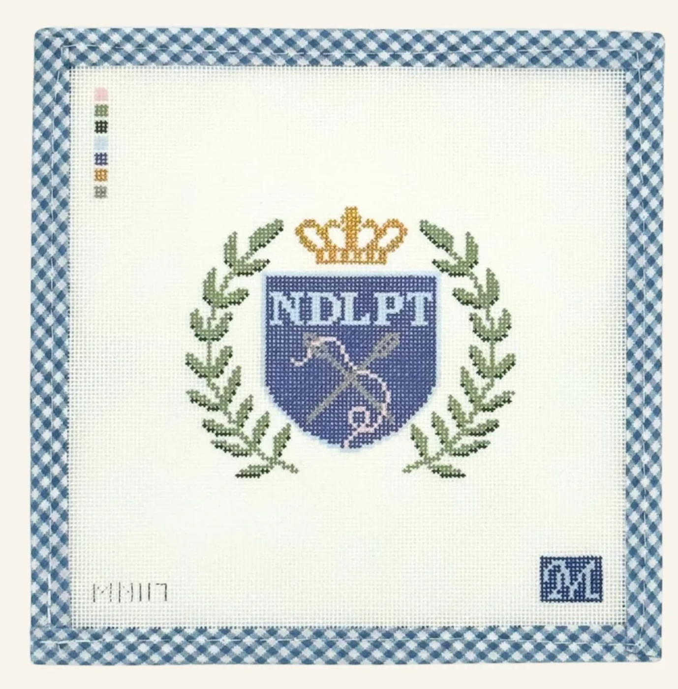 Canvas NDLPT BADGE  MN117  4X4.5"