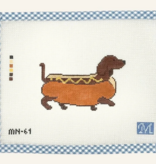 Canvas HOT DOG   MN61  4.4X2.9"
