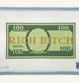 Canvas RICH BITCH  MN50  9.5X5"