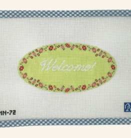 Canvas WELCOME  MN72   6.6X3.4"