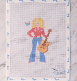 Canvas DOLLY PARTON BUTTERFLY  3X5"