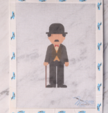 Canvas CHARLIE CHAPLIN  3X5"