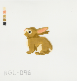 Canvas BUNNY MINI/ BAG CHARM  AGL096   2.4X2.4"