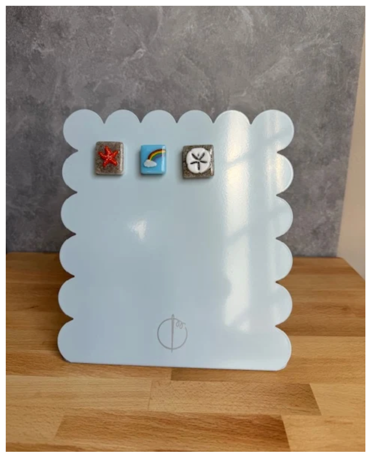 Accessories MAGBOARD - SCALLOP EDGE - LIGHT BLUE