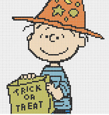 Canvas PEANUTS HALLOWEEN LINUS WIZARD COSTUME  HALL12