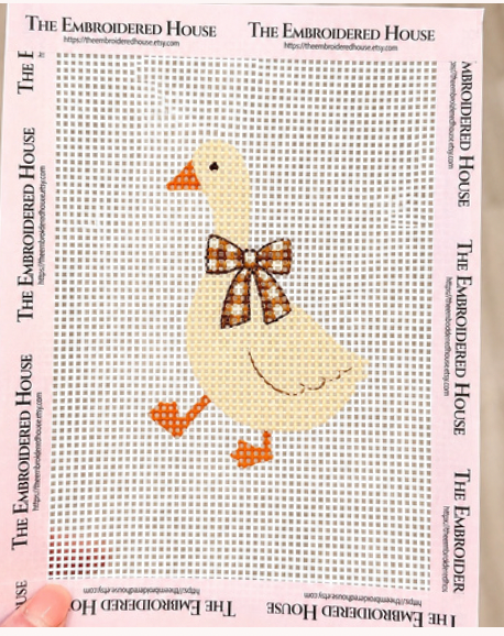 Canvas PORCH GOOSE     4X3"