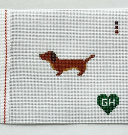 Canvas DACHSHUND BAG CHARM/MINI  MDGHN65