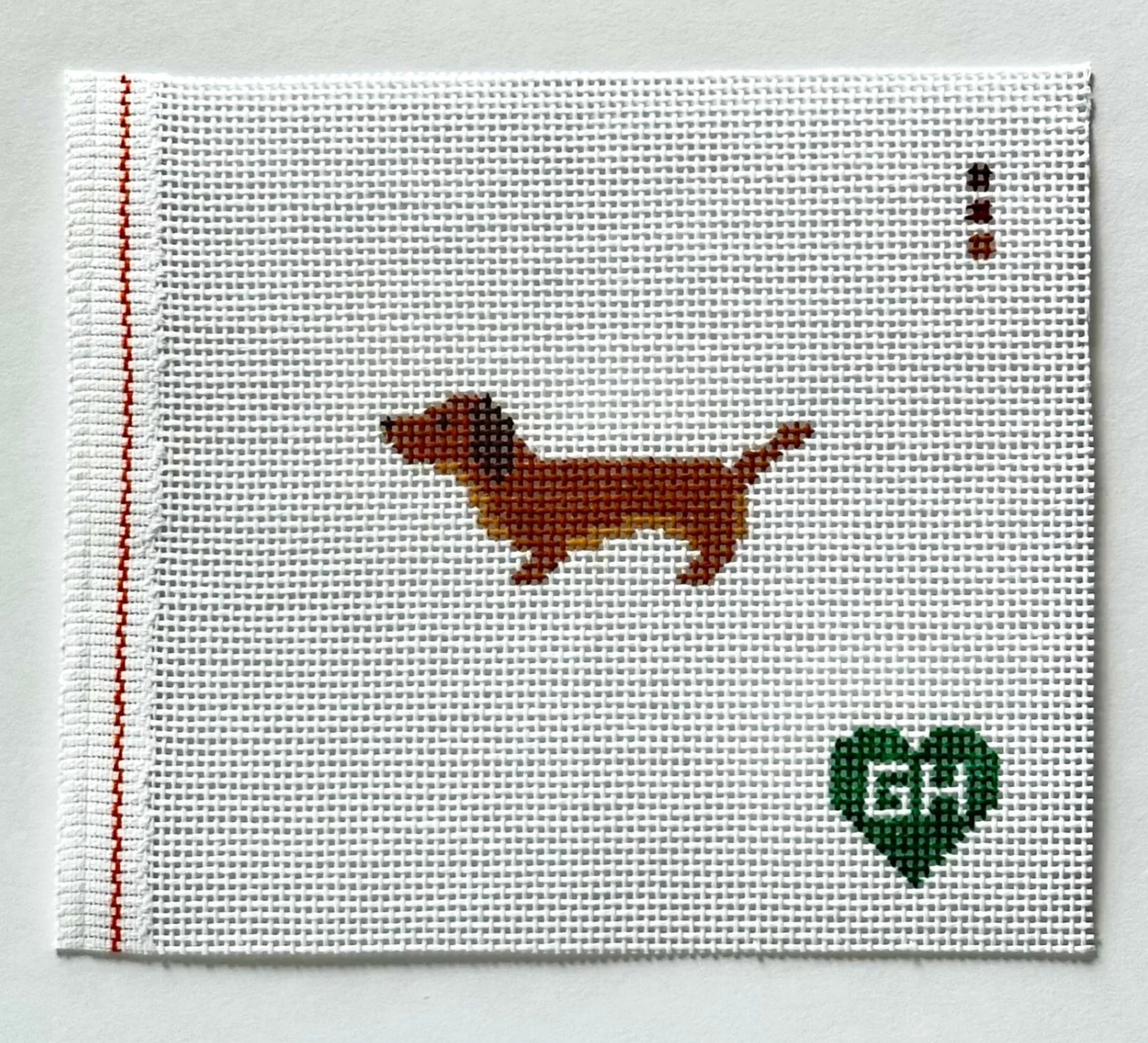 Canvas DACHSHUND BAG CHARM/MINI  MDGHN65