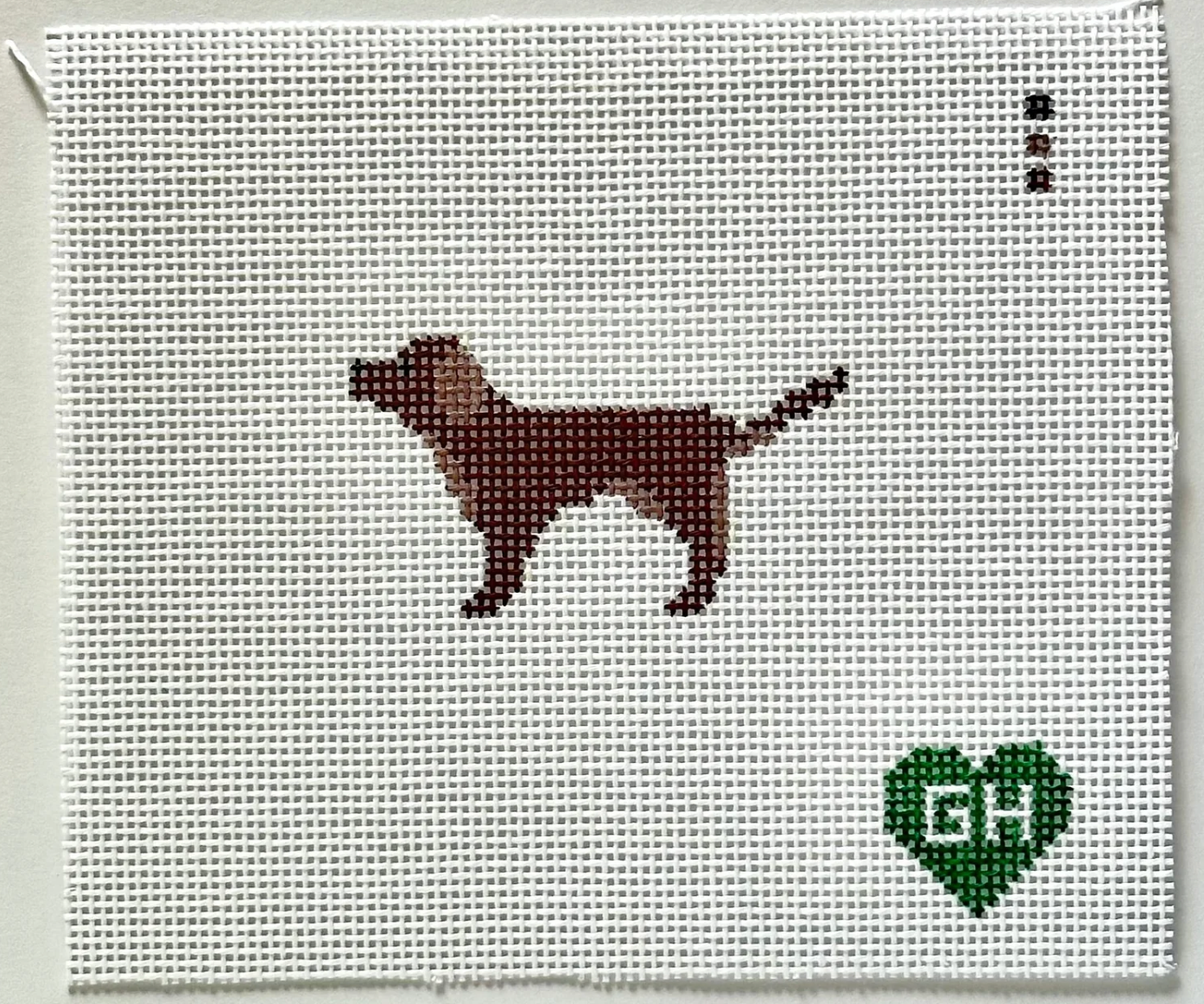 Canvas BROWN LAB    BAG CHARM/MINI  MDGHN67.02