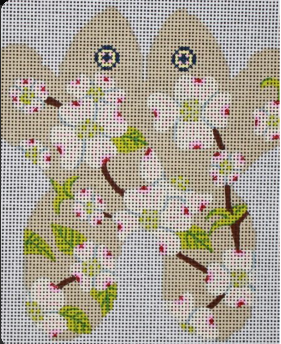 Canvas MINI FROG - DOGWOOD  FRG202   7X7"
