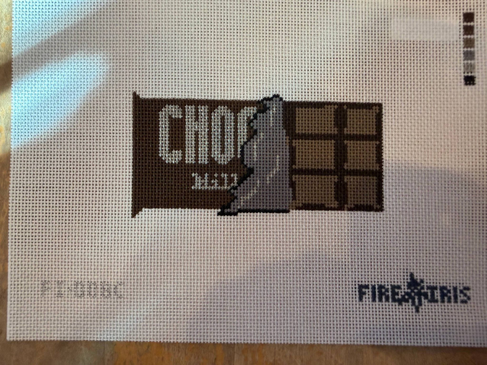Canvas CHOCOLATE BAR  FI008C 4.5X2.25"