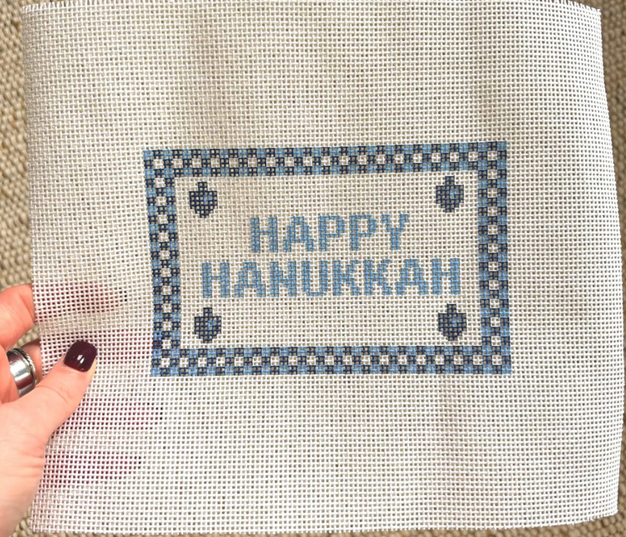 Canvas HAPPY HANUKKAH       6X4"