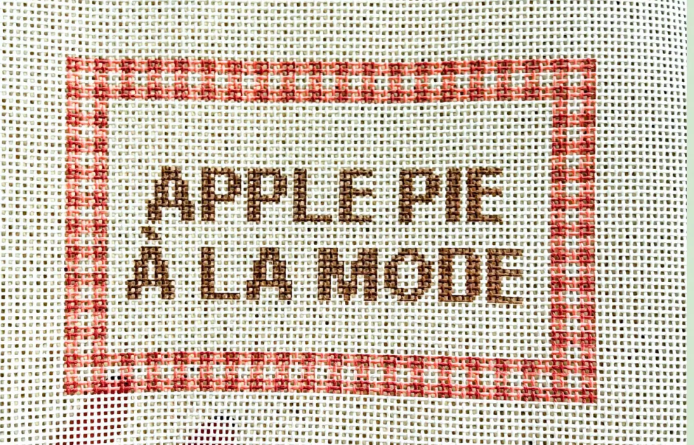 Canvas APPLE PIE A LA MODE       6X4"
