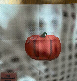 Canvas PUMPKIN  MINI/BAG CHARM   2.5X2"