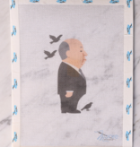 Canvas ALFRED HITCHCOCK   3X5"