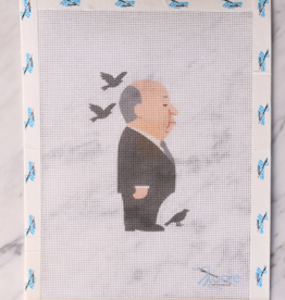 Canvas ALFRED HITCHCOCK   3X5"
