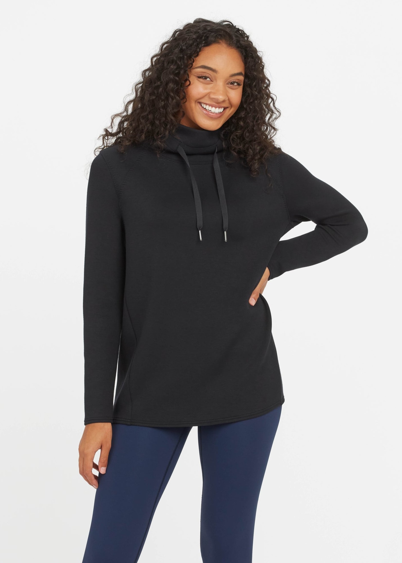 Spanx Airluxe Black Pullover