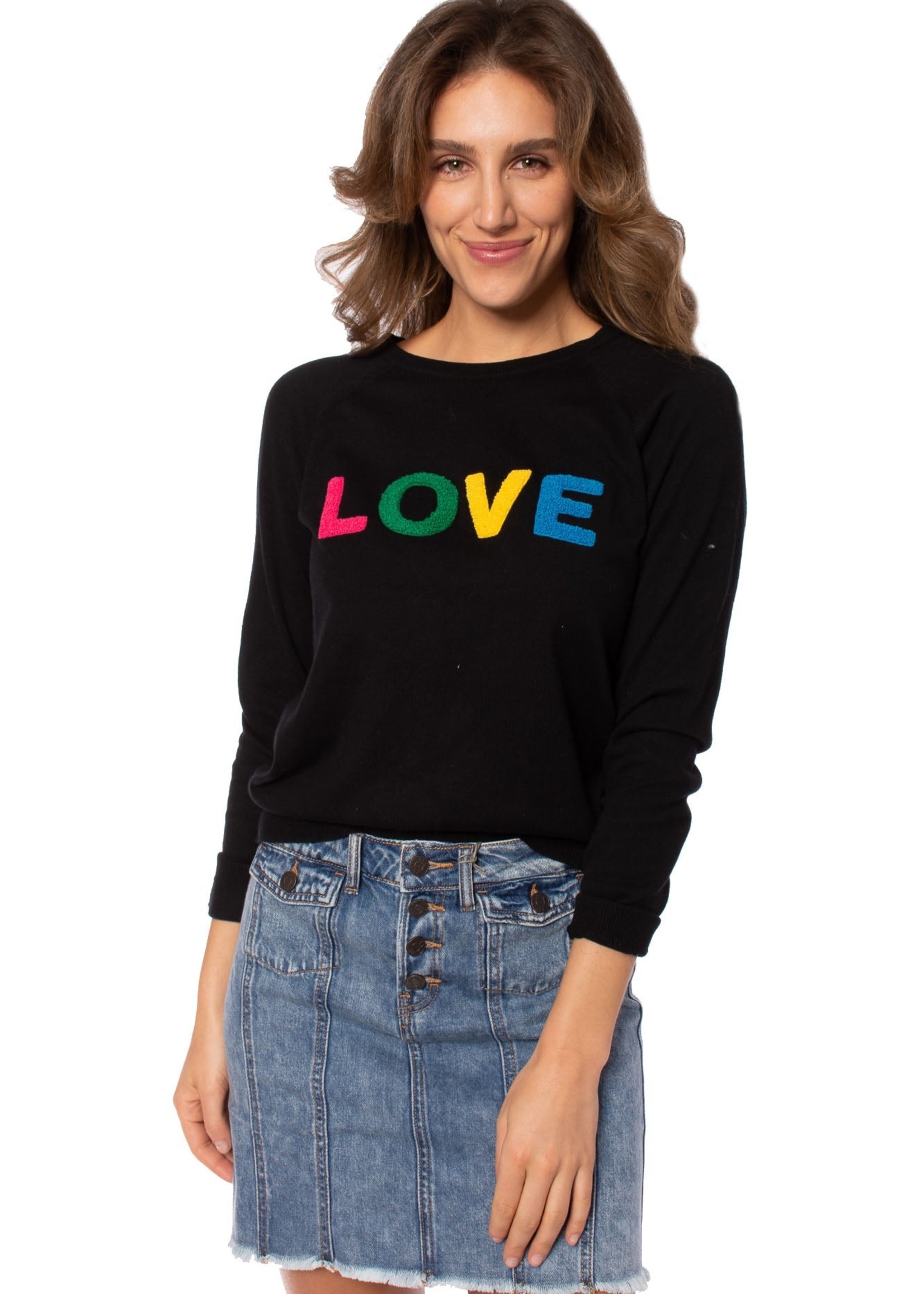 JSociety Block Love Sweatshirt