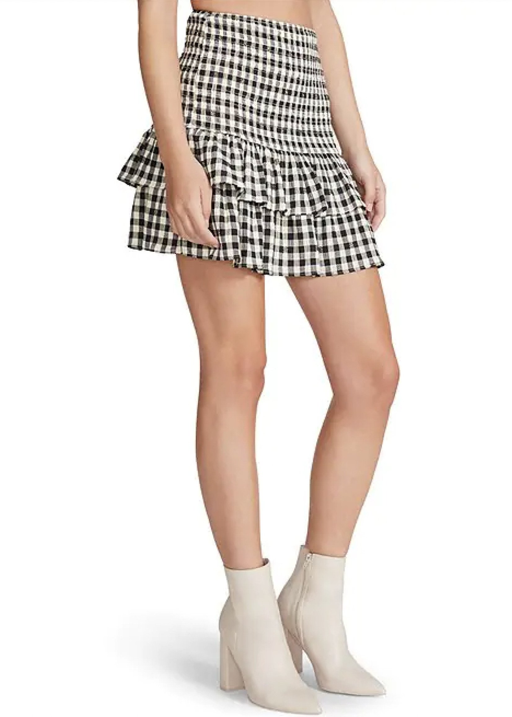 BB Dakota Gingham Mini Skirt