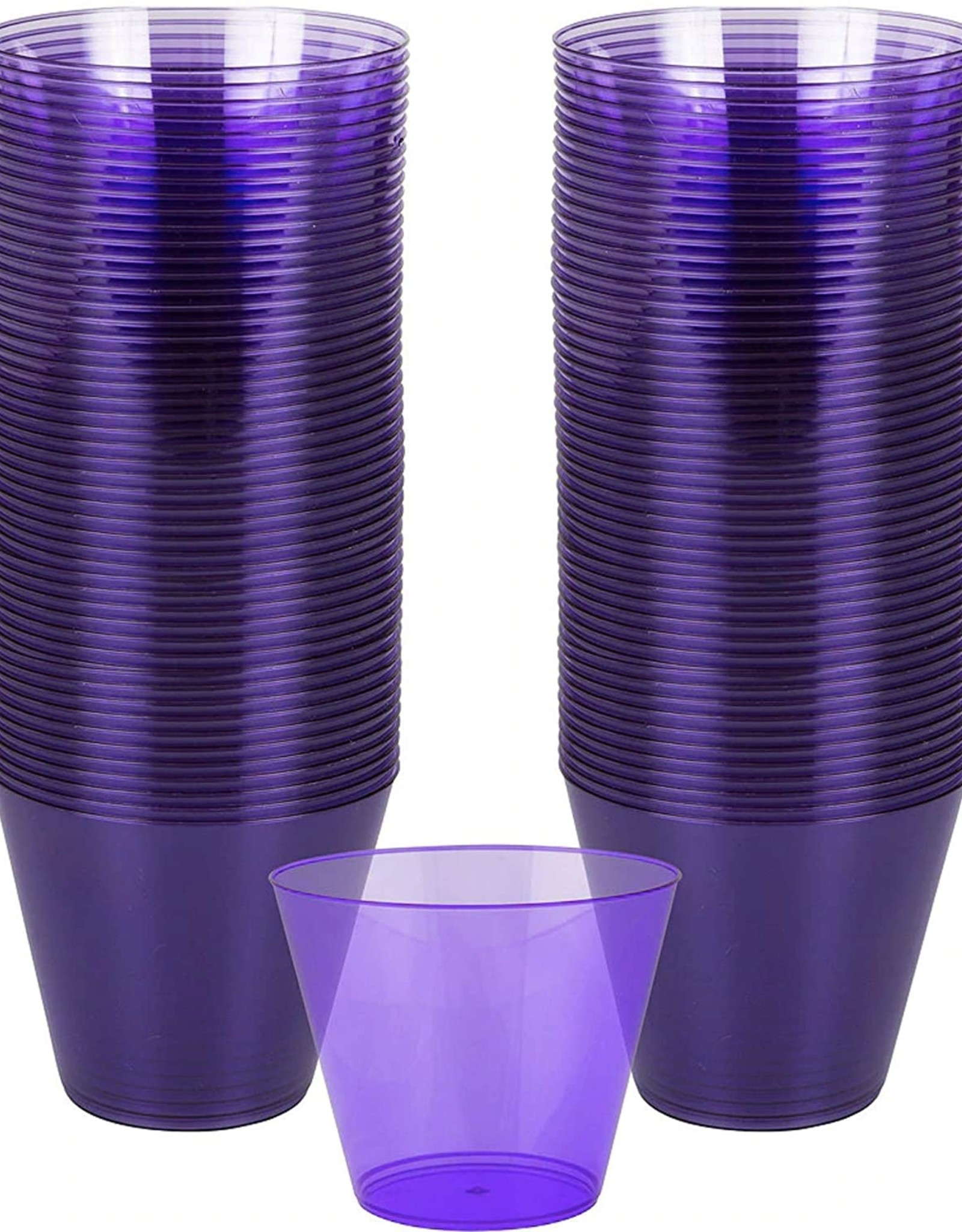 Plastic Purple Cups 12 pk