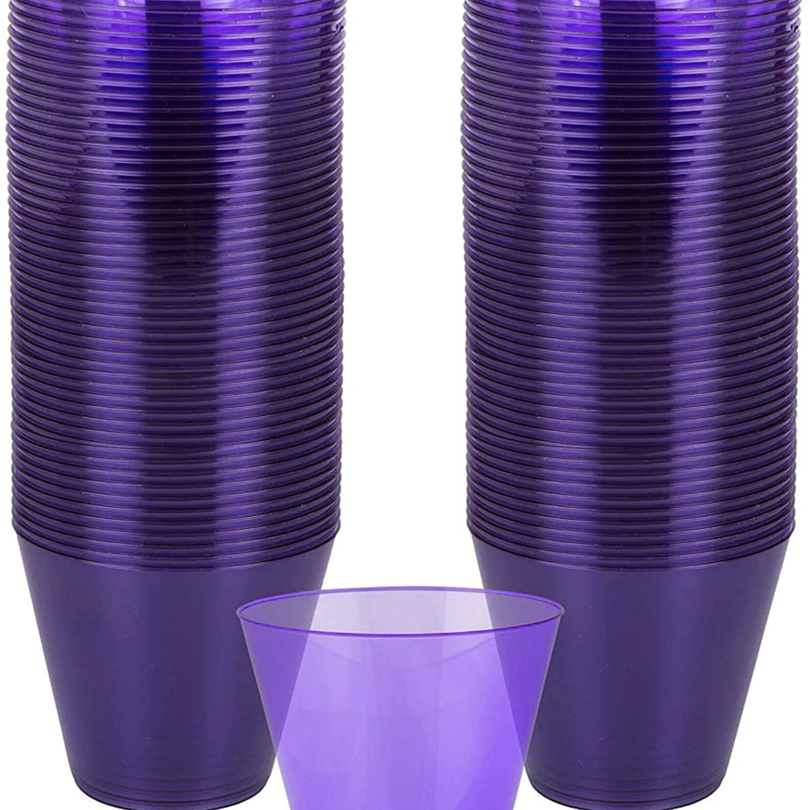 Plastic Purple Cups 12 pk