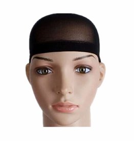 Wig Cap Adult Costume Accessory Black