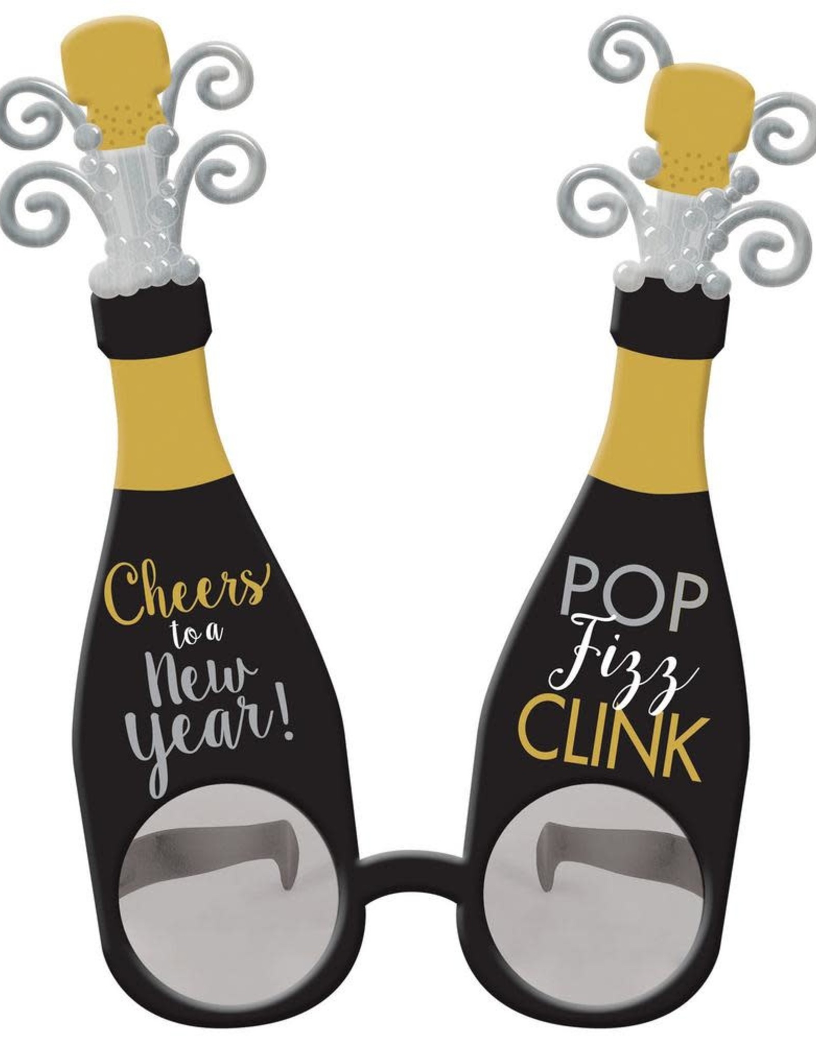 Led light up happy new year's glasses,led glasses New Years Eve Glasses - Bravo Party Shop