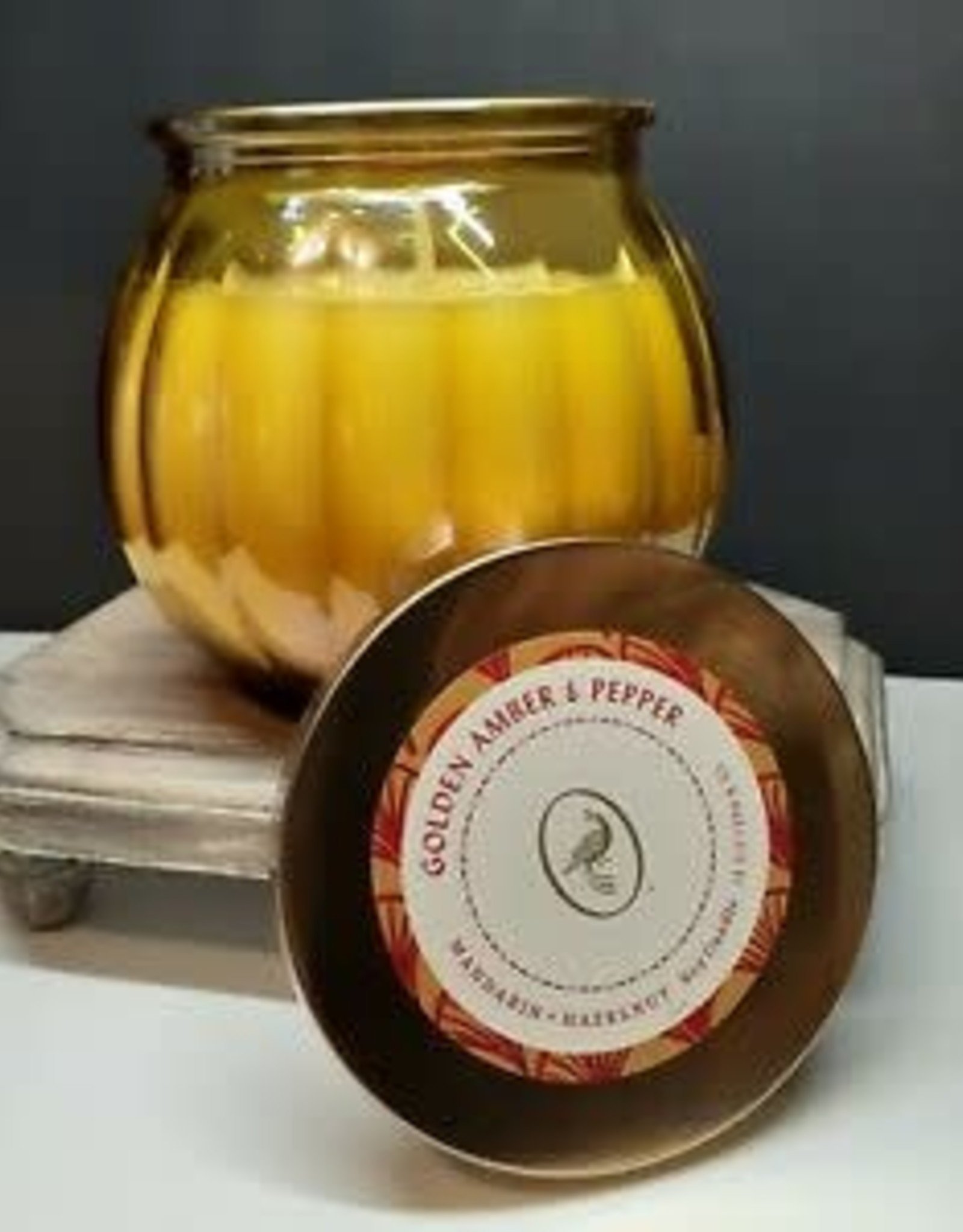 Golden Amber & Pepper Soy Candle 14oz
