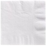 Frosty white 2 ply dinner napkin