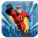 The Incredibles 7 in Plate 8 ct
