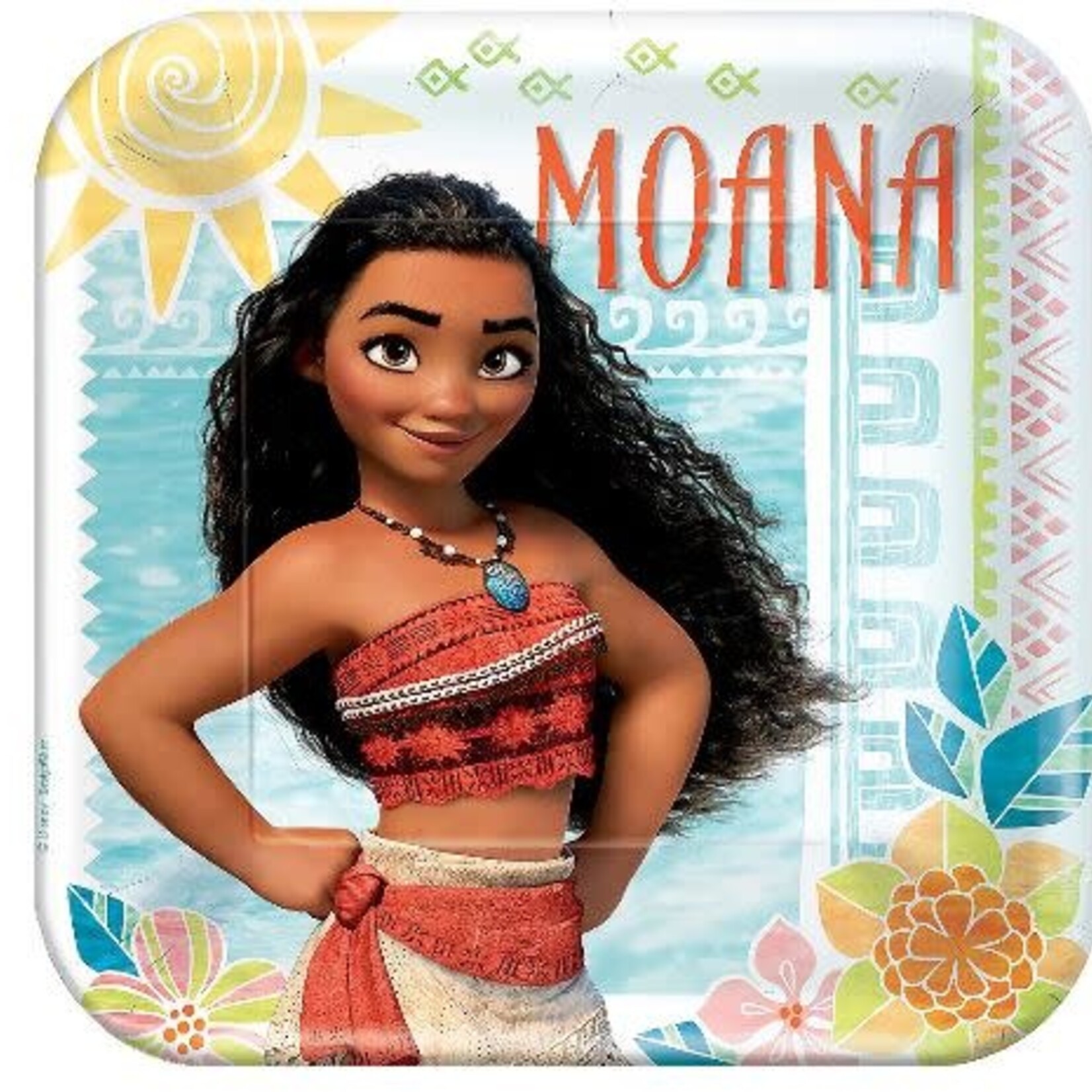 Disney Moana 9" Paper Plates 8 ct